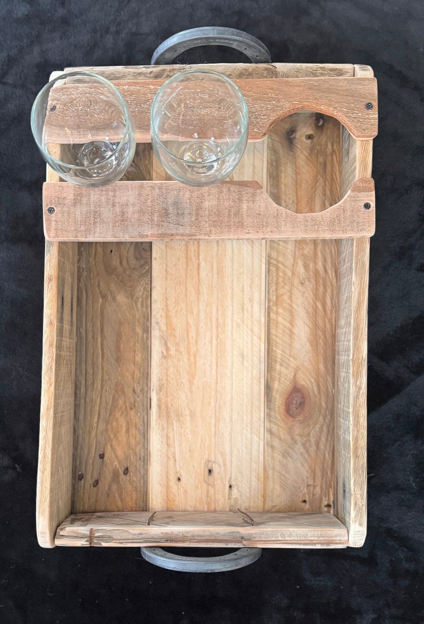 Rustic Chic Wine Caddy