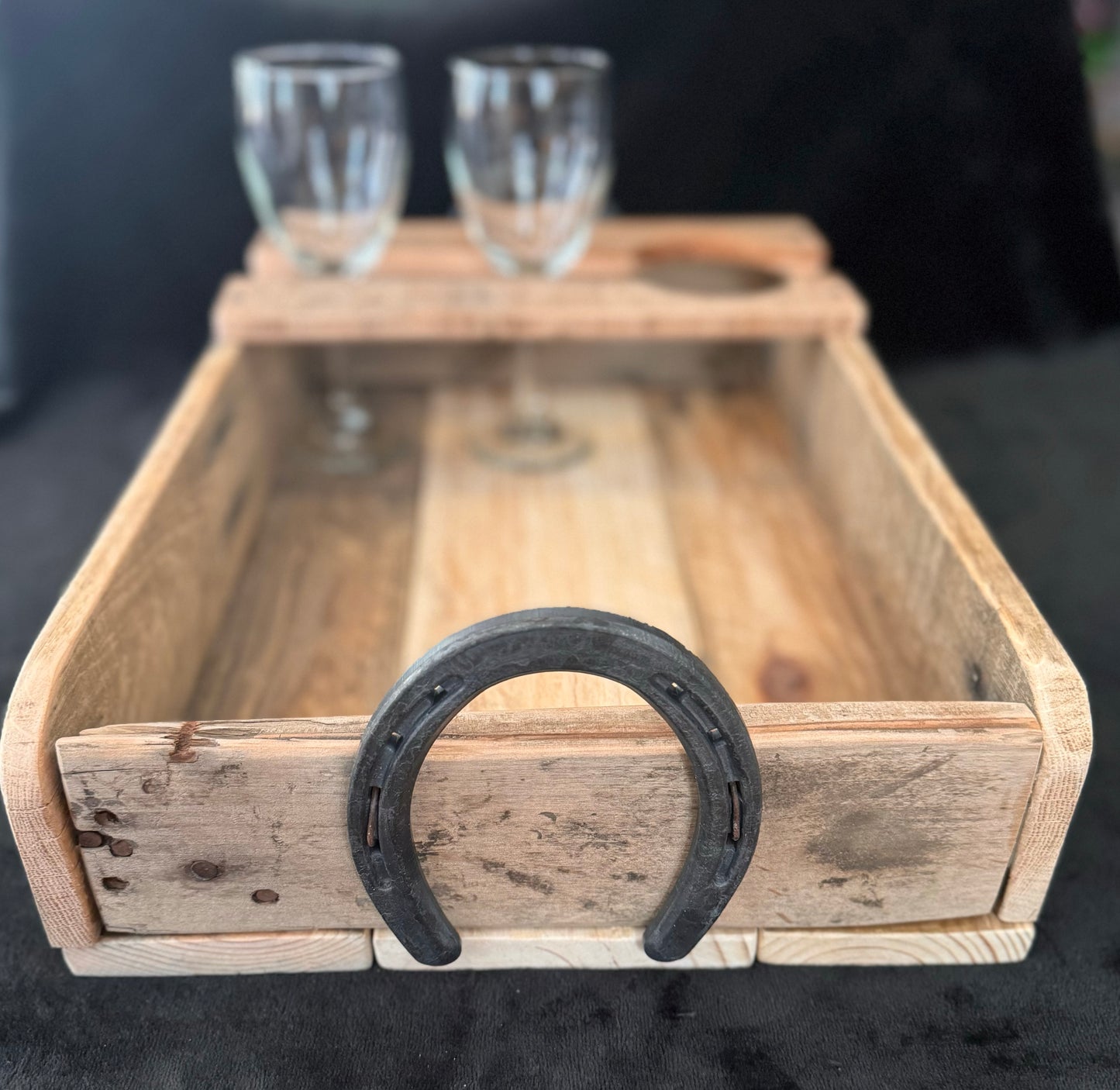 Rustic Chic Wine Caddy