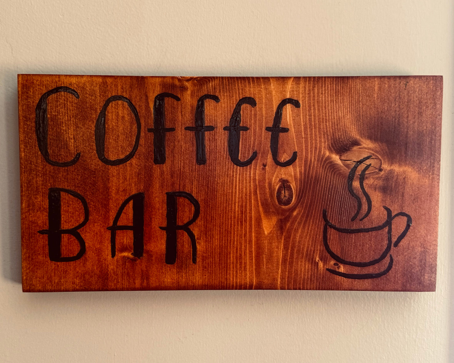 Coffee Bar Station Sign